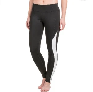 NUEVO CON ETIQUETAS $68 Mujer Kyodan Yoga Active Correr Leggings Blanco y Negro Multicolor S M - Imagen 1 de 2