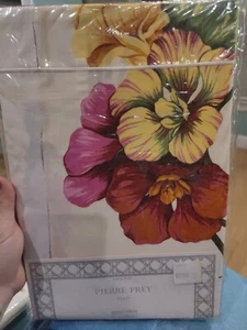 Pierre Frey Paris Botanica Natural Boudoir Pillow Sham Set (2) NEW FLORAL COTTON - Picture 1 of 5