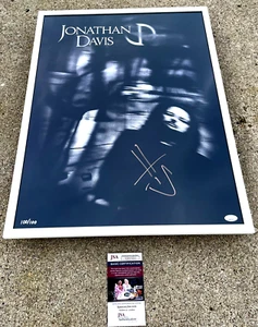 KORN Jonathan Davis SIGNED + FRAMED 18x24 Merch Poster JSA COA #’d 100/100 - Picture 1 of 3