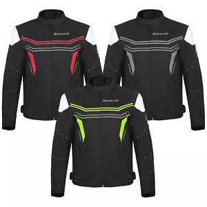 Motorcycle Jacket Motorbike Riding Jacket Windproof Protective Gear Armor - Picture 1 of 28