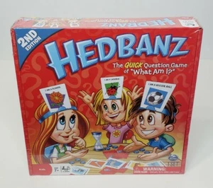 Hedbanz 2. Edition 2-6 Spieler Spin Master Schnelle Frage Brettspiel Neu Versiegelt - Bild 1 von 8