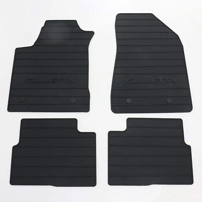 TAPPETINI TAPPETI GOMMA ALFA ROMEO GIULIETTA ORIGINALI 4PZ 71807728 - Immagine 1 di 3