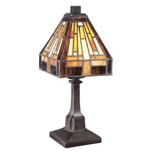 1 Light Desk Lamp Table Lamp Quoizel Lighting TF1018TVB - Picture 1 of 4