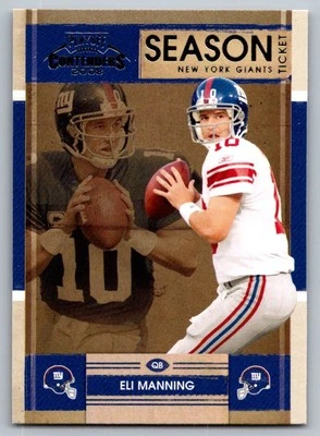 2008 Playoff Contenders Eli Manning New York Giants #64 - Image 1 of 2