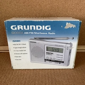 Grundig G1000A AM/FM Shortwave Radio World Receiver - Powers On For Parts Repair - Picture 1 of 16