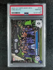 2024-25 Topps Now UEFA CHELSEA FC UEFA Conference League Winners PSA 10 - Picture 1 of 5