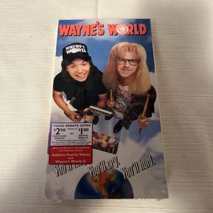 Waynes World (VHS, 1992) Movie Comedy McDonald’s Version New Sealed - Foto 1 di 5
