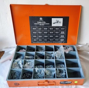 Dyna Systems Partsmaster Torqu-Tite Set di viti seghettate superiori custodia in metallo - Foto 1 di 17