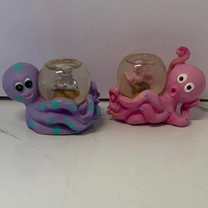 Pink & Purple Octopus Kids Waterball Figurine Greenbrier International Inc. - Picture 1 of 5