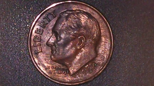 2003 D Roosevelt Dime Unique Eye Appeal Woody Improper Alloy Mix Error 2.3G  - Picture 1 of 21