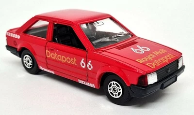 Corgi 1/36 - Ford Escort MK3 Datapost Race Car #66 Vintage Model Toy Car - Boxed - Image 1 of 4