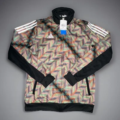 Men’s Adidas HC TT Zip Up Track Jacket Black multi-color NWT Sz Medium IV9164 - Image 1 of 4