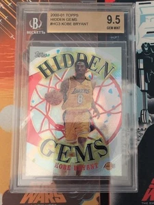 2000 Topps Kobe Bryant BGS 9.5 Hidden Gems #HG3 Old label Subs On Rear - Picture 1 of 8