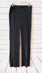 SKIMS NWT Size XL Cotton Jersey Stretch Fold Over Lounge Pants Navy Blue FLAWED - Picture 1 of 11