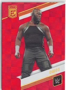 Panini Donruss Elite WWE 2023 rojo paralelo #87 Omos - Imagen 1 de 2