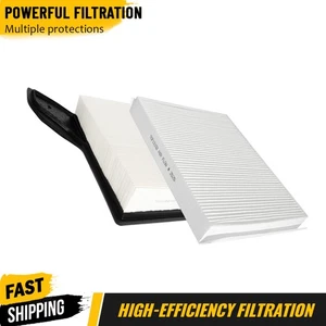 Engine Air Filter & Cabin Air Filter Set For 2015-2022 Ford Mustang 2.3L 3.7L 5L - Picture 1 of 7