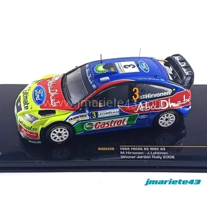 Ford Focus RS WRC #3 M. Hirvonen - Vincitore Jordan Rally 2008 1:43 IXO - Foto 1 di 7
