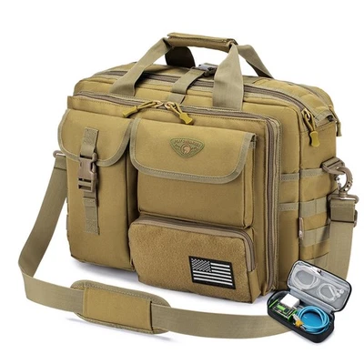 Bolso Mensajero Táctico, Maletín Táctico 14 Pulgadas para Hombre Militar Laptop Ba... Foto 1 de 4