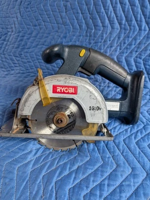 Ryobi 18V Blue Cordless Circular Saw (Tool Only) - Image 1 of 4