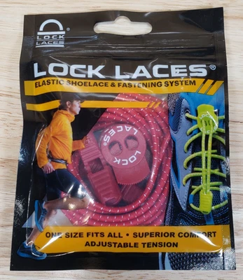 Cordones elásticos sin ataduras rojos - talla única ajustable Foto 1 de 2