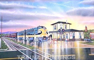 Robert West 180 GSR 'Gettysburg Arrival' Railroad Art Print - Signed - Picture 1 of 1