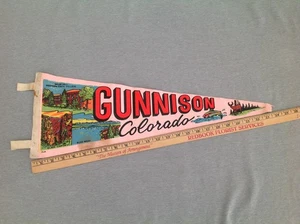 Vintage Gunnison Colorado Pennant - Picture 1 of 14