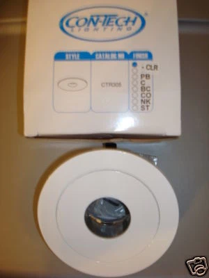 Con-Tech Lighting CTR305 Pin Spot Trim WHT, CTR-305,NEW