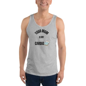 Gym Apparel Funny Men's Tank Top - Picture 1 of 8