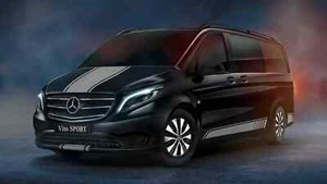 Mercedes Vito Graphics Side Stripes and Bonnet Decal Kit Vinyl SWB Camper - Picture 1 of 5