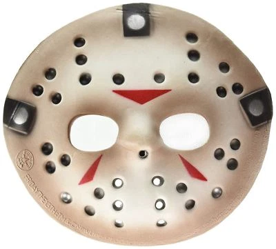 Official Jason Voorhees Friday 13th Deluxe Halloween Hockey Mask Fancy Dress - Image 1 of 3
