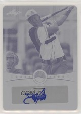 2013 Leaf Power Showcase Printing Plate Magenta 1/1 Johnny Sims Auto 8i5