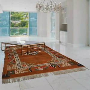 3x5 ft.High quality Hand knotted carpet/Wool Tibetan Carpet ,90 Years old Rugs, - Picture 1 of 8