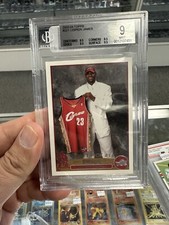 2003-04 Topps LeBron James Rookie RC BGS 9 #221