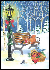 Greeting Card - Bird Squirrel - Christmas 0577