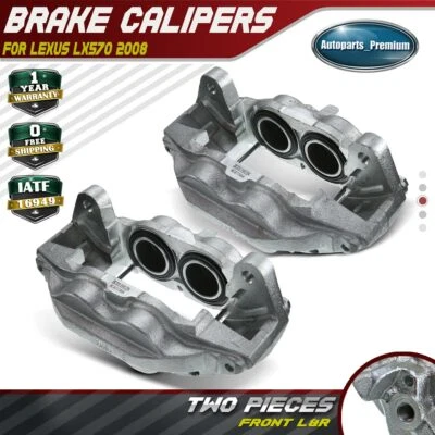 Pinza de freno delantera 2 piezas con 4 pistones para Lexus LX570 Toyota Land Cruiser Foto 1 de 4