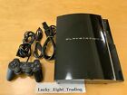 Ps3 Clear Black Cecha 60Gb Console Full Accessories Playstation 3 Fat [Cc]
