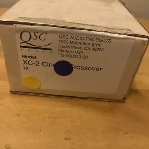 QSC XC-2 Crossoverr New Unused ! NIB - Picture 1 of 6