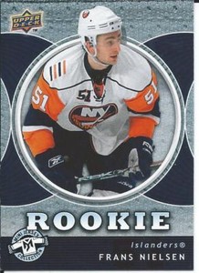 2007-08 Upper Deck Hockey Mini Jersey Collection FRANS NIELSEN #130 Rookie Card