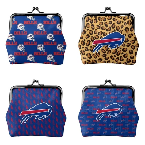 Buffalo Bills Fans Mini Coin Purse Change Purse Coin Bag Women's Wallet Cover