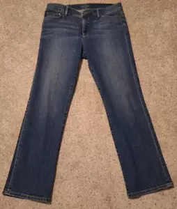 Lauren Ralph Lauren Jeans Women's 12 Blue Denim Med Wash Classic Straight - Picture 1 of 8
