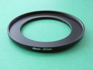 49mm-67mm Stepping Step Up Male-Female Lens Filter Ring Adapter 49mm-67mm  - Picture 1 of 2