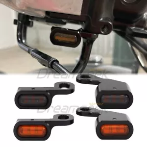 LED Mini Blinker Beleuchtungen für Harley Sportster 883 1993-2003 Lenkerarmatur - Picture 1 of 10