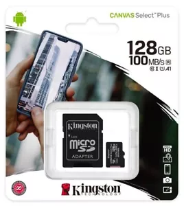 128GB Micro SD Card For SAMSUNG GALAXY A01 A11 A20 A20S A21 A21s A3 A9 A10 A12 - Picture 1 of 3