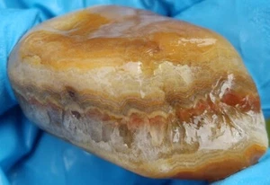 McDonald's Cheeseburger Jasper Agate Specimen Lapidary Cabbing Rough - Picture 1 of 12