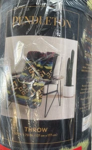 Pendleton Throw Blanket 50"x70" Coyote Butte Black - Picture 1 of 3