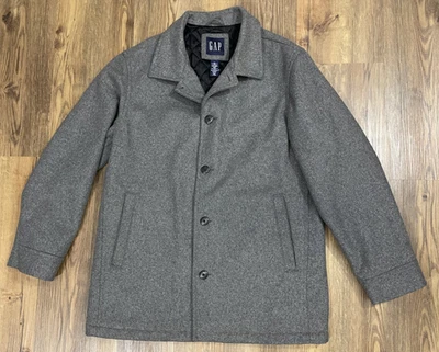 Vintage Gap Wool Peacoat Gray Mens Large - Image 1 of 4
