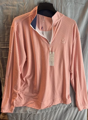 Pullover Rhoback manga larga QZip 1/4 rendimiento golf taburete de bar the sand drif XL Foto 1 de 4