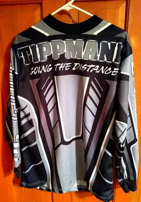 Camiseta deportiva de paintball vintage Tippmann Y2K Going the Distance manga larga mediana Foto 1 de 4