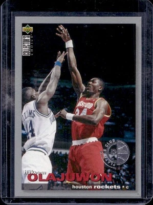 1995-96 Collector's Choice Hakeem Olajuwon Player's Club #265 Rockets Foto 1 de 2
