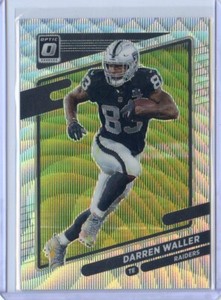 2021 Donruss Optic Football Premium Silver #/299 NO. 40 Darren Waller - Las Vega